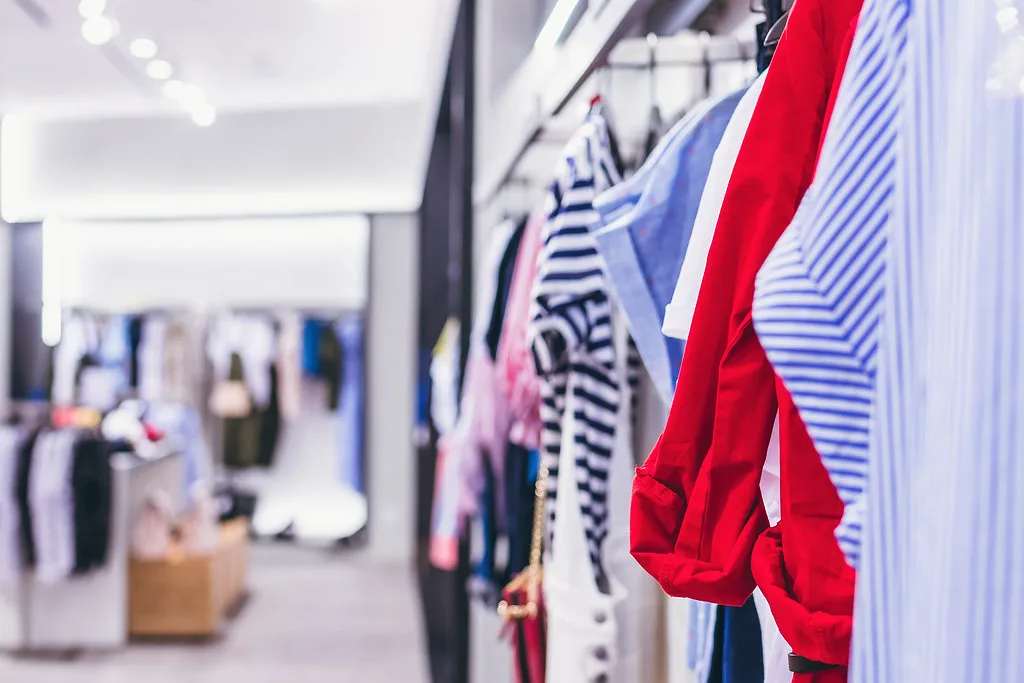 Interior de una tienda de ropa en la Ciudad de México